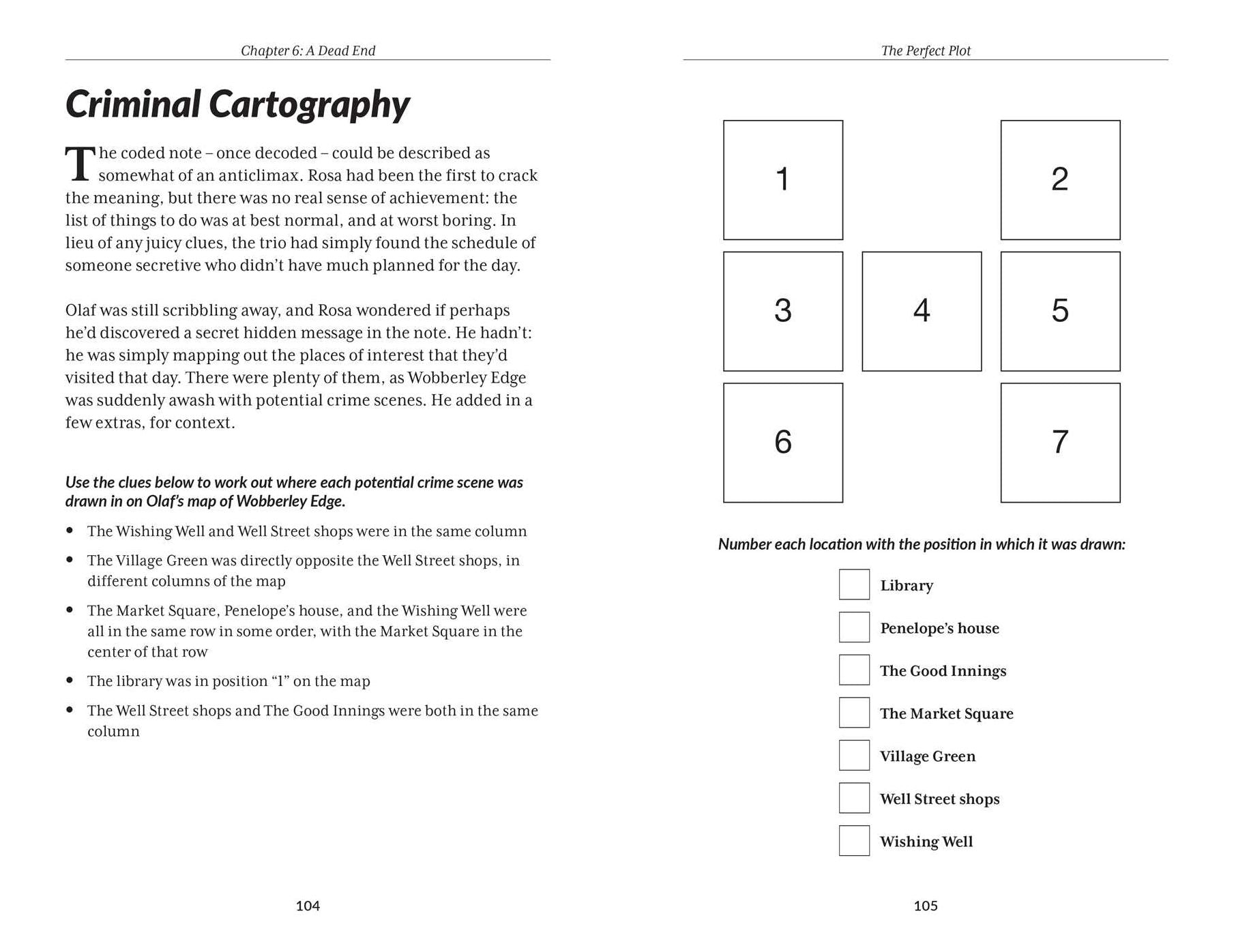 The Murder Mystery Club Puzzle Book: The Perfect Plot