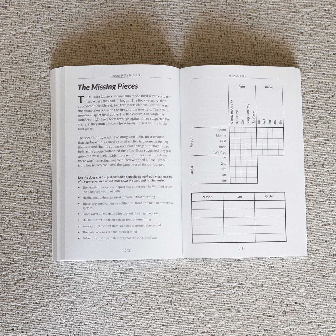 The Murder Mystery Club Puzzle Book: The Perfect Plot