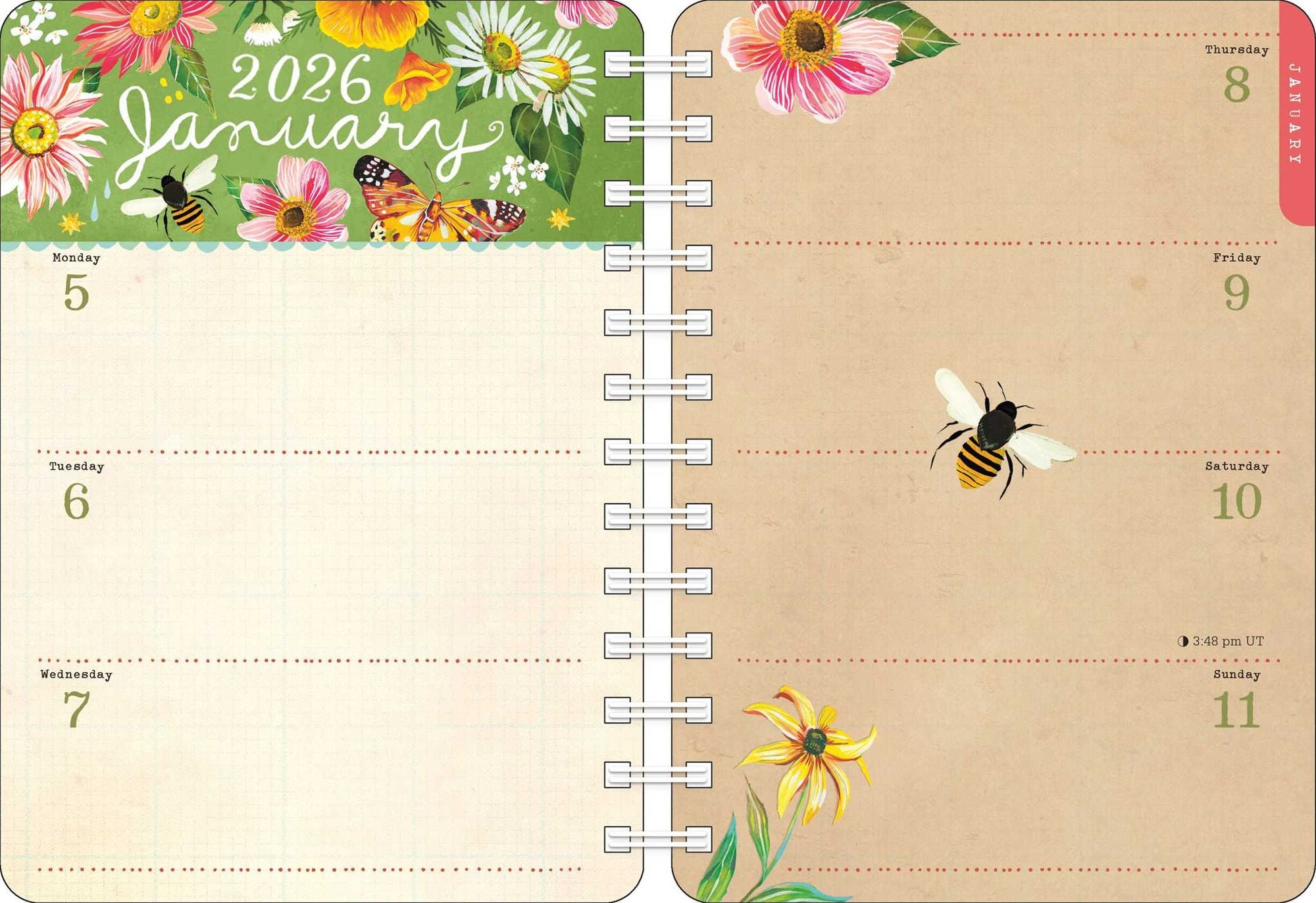 2026 Katie Daisy Weekly Planner Calendar