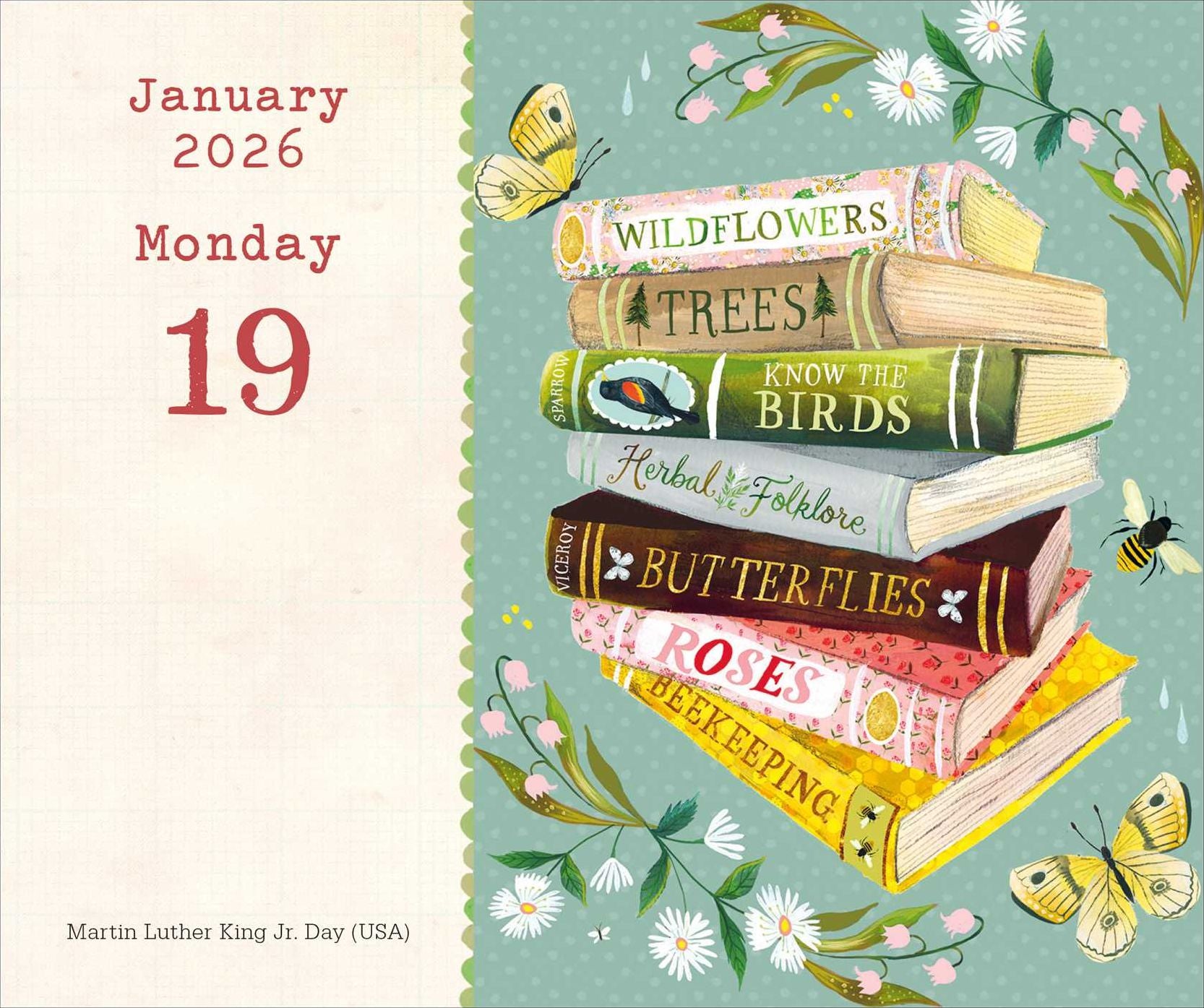 2026 Katie Daisy Day-to-Day Calendar