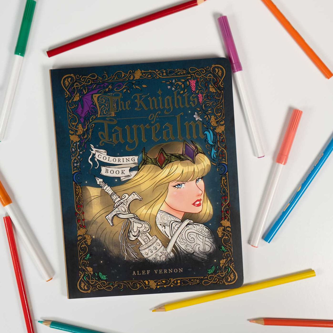 The Knights of Tayrealm Coloring Book