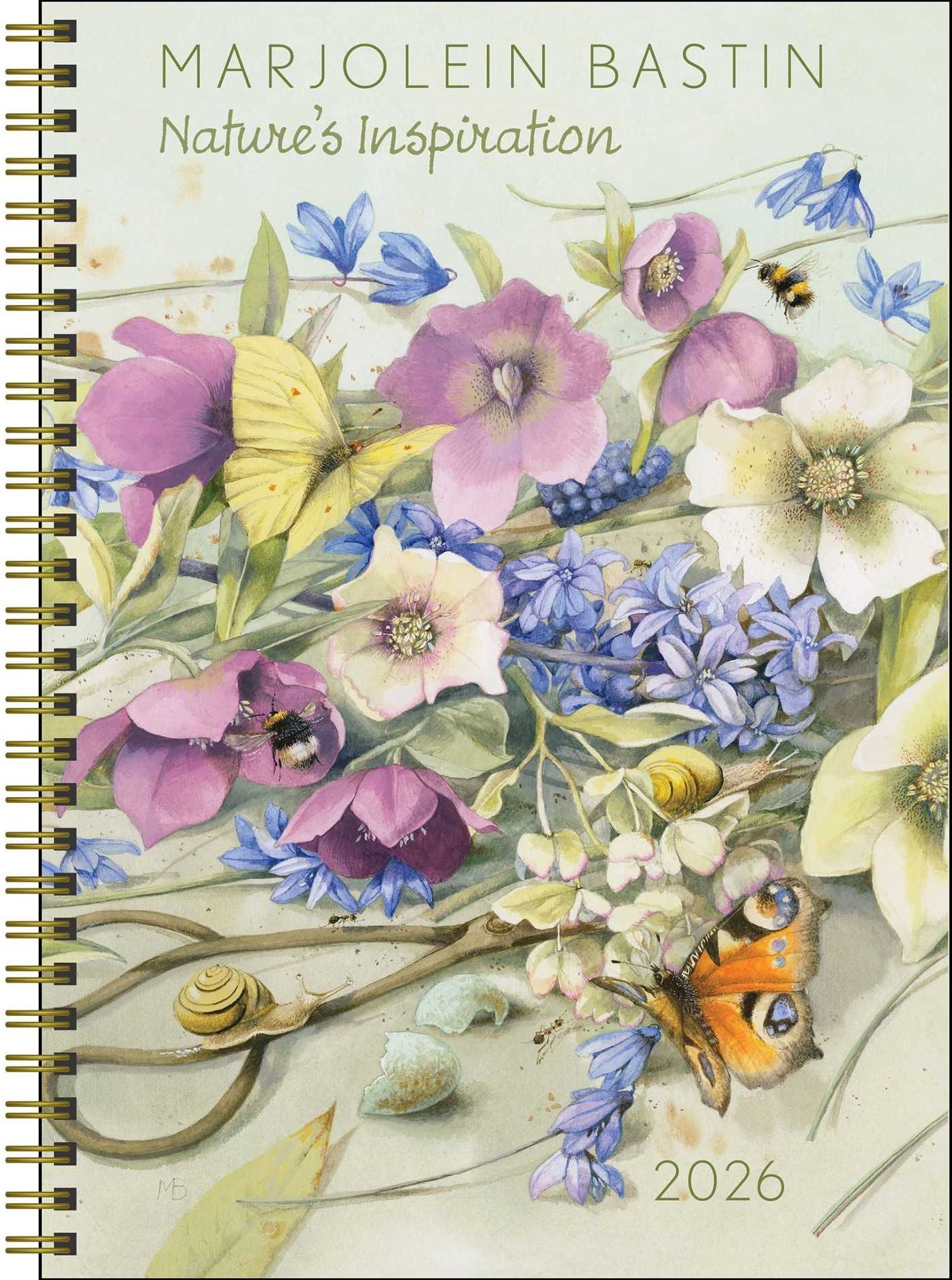 Marjolein Bastin Nature's Inspiration 12-Month 2026 Engagement Calendar