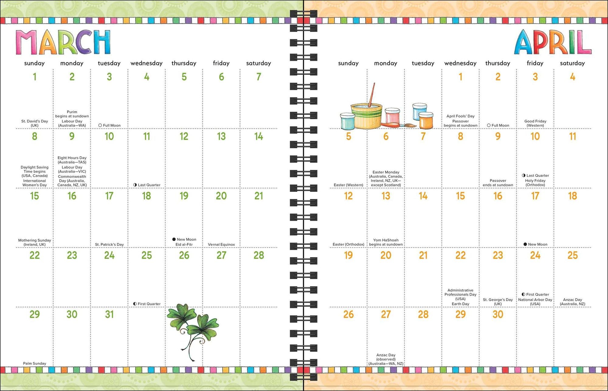 Mary Engelbreit's You Are a Work of Art 2026 Monthly/Weekly Planner Calendar