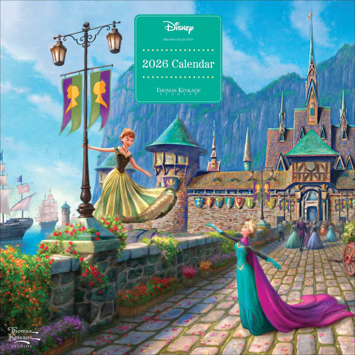 2026 Disney Dreams Collection by Thomas Kinkade Studios Wall Calendar