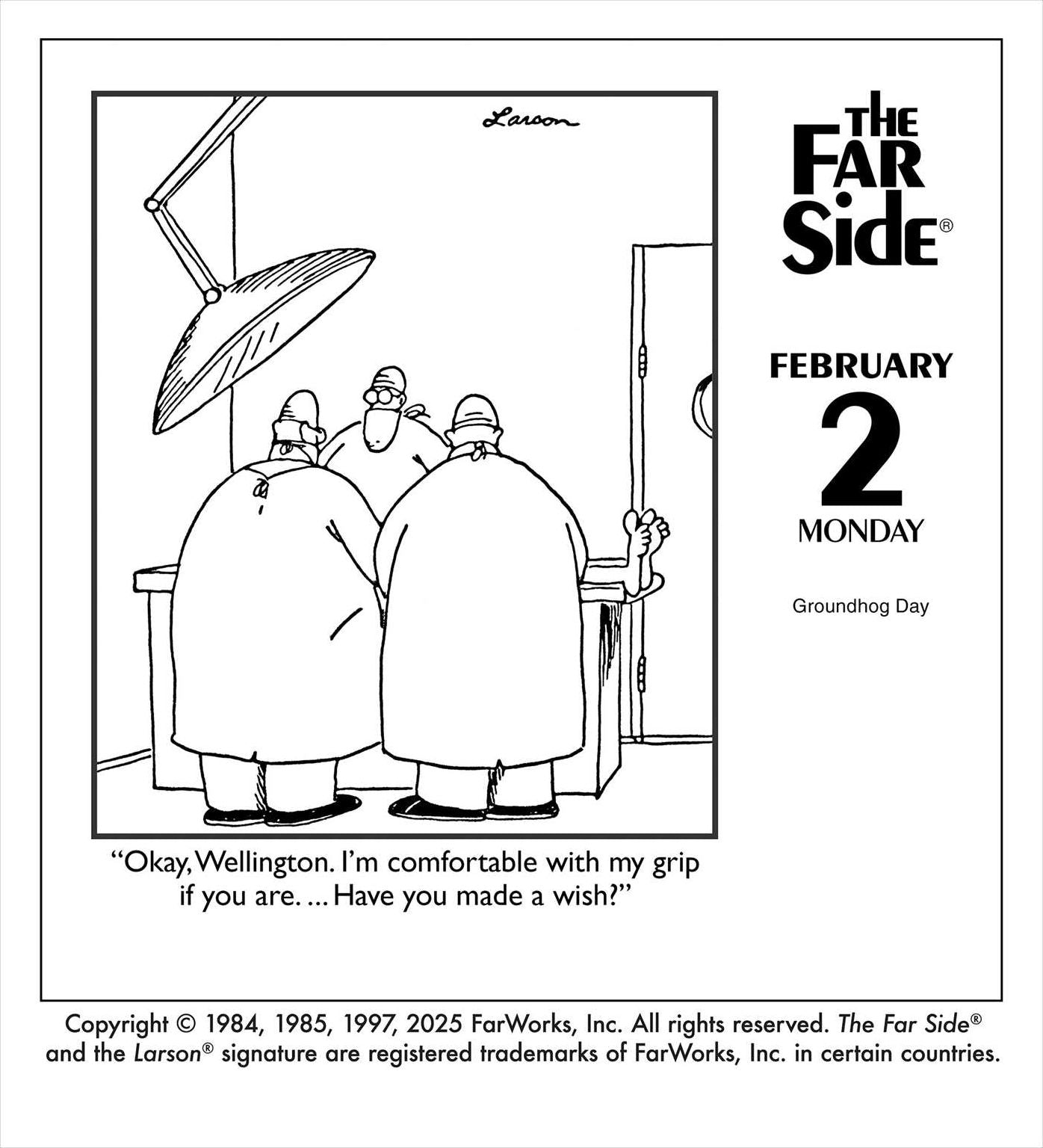 2026 Far Side Off-the-Wall Day-to-Day Calendar