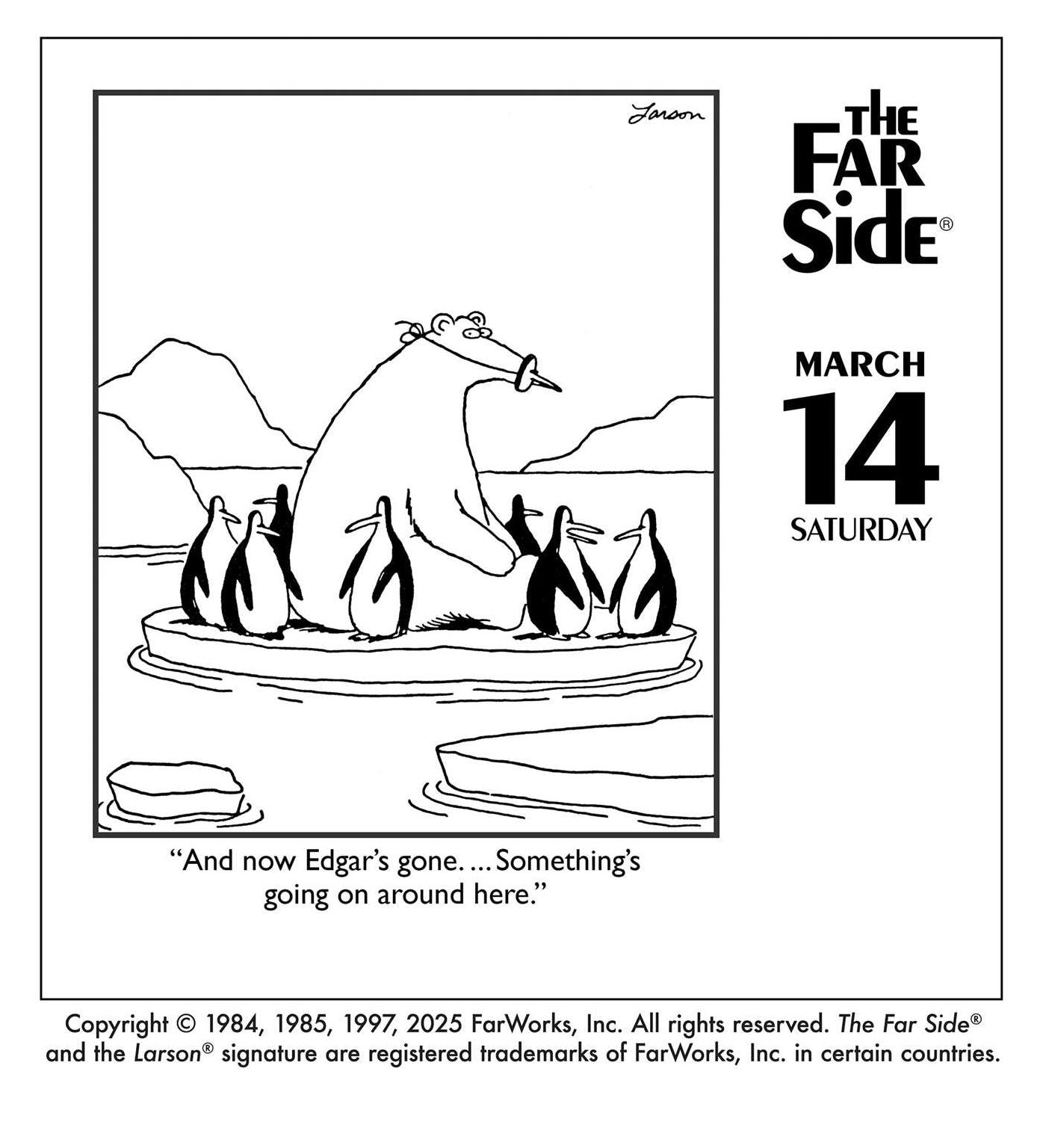 2026 Far Side Off-the-Wall Day-to-Day Calendar