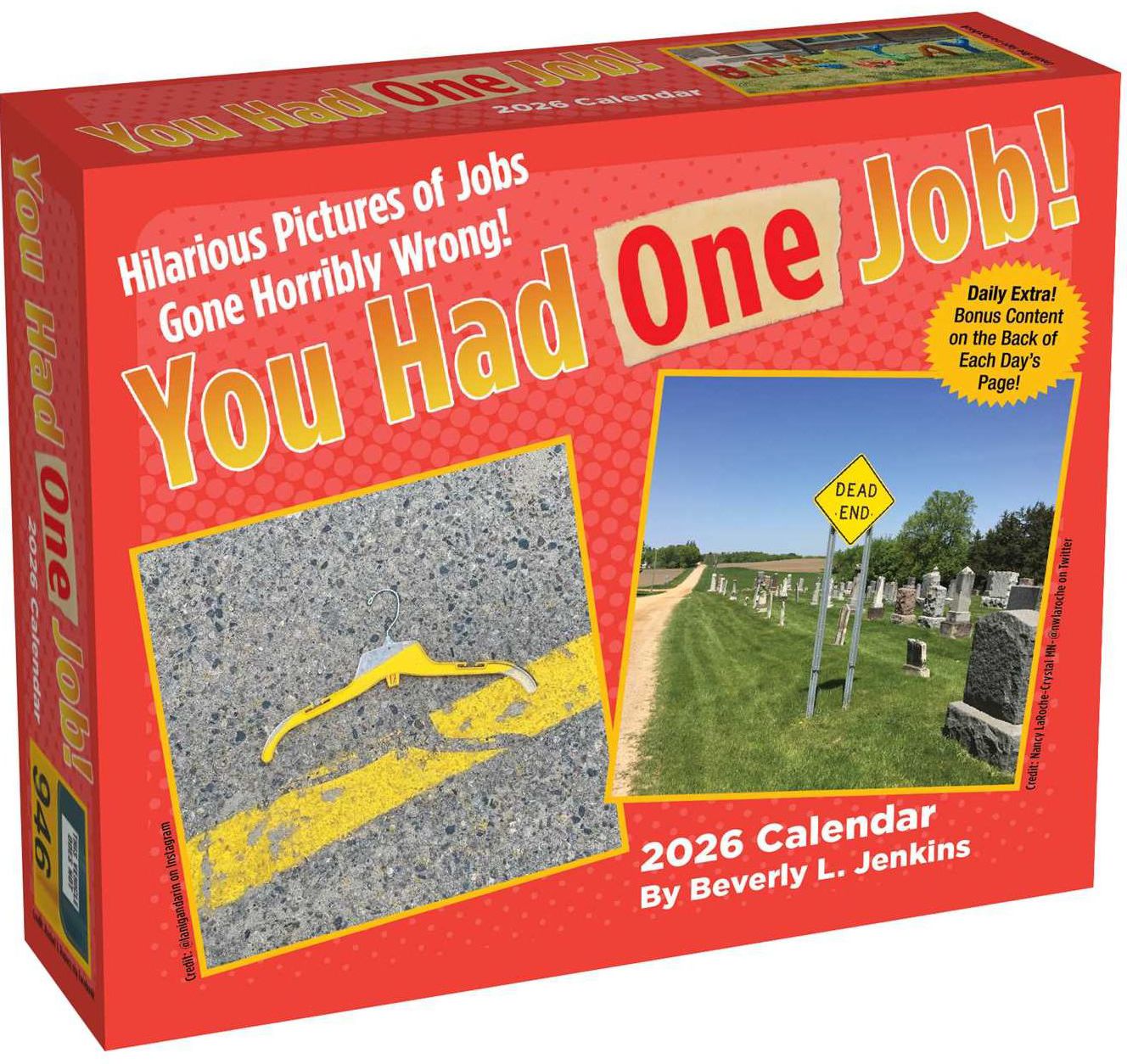 2026 You Had One Job Day-to-Day Calendar