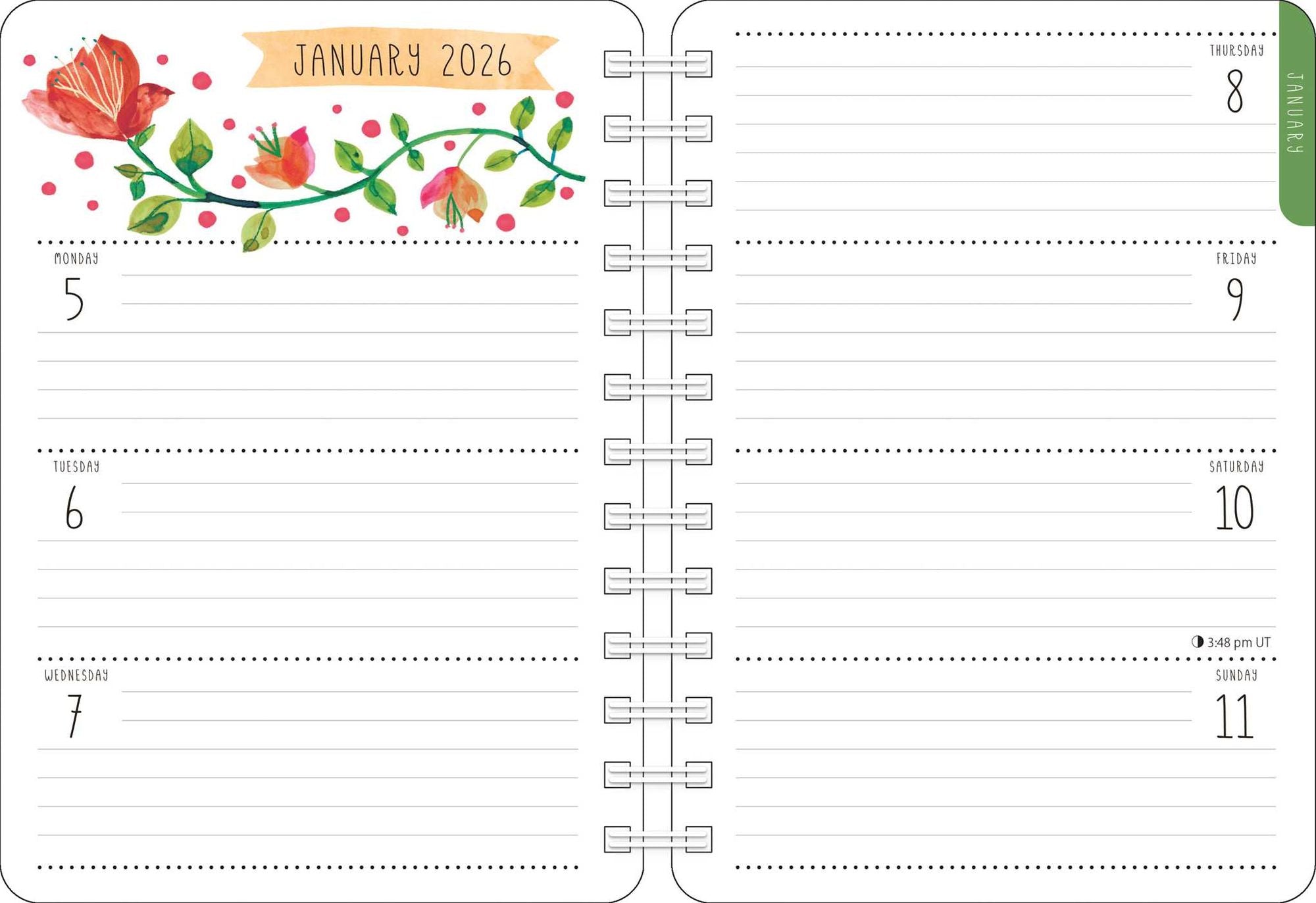Meera Lee Patel 2026 Weekly Planner Calendar: Start Where You Are