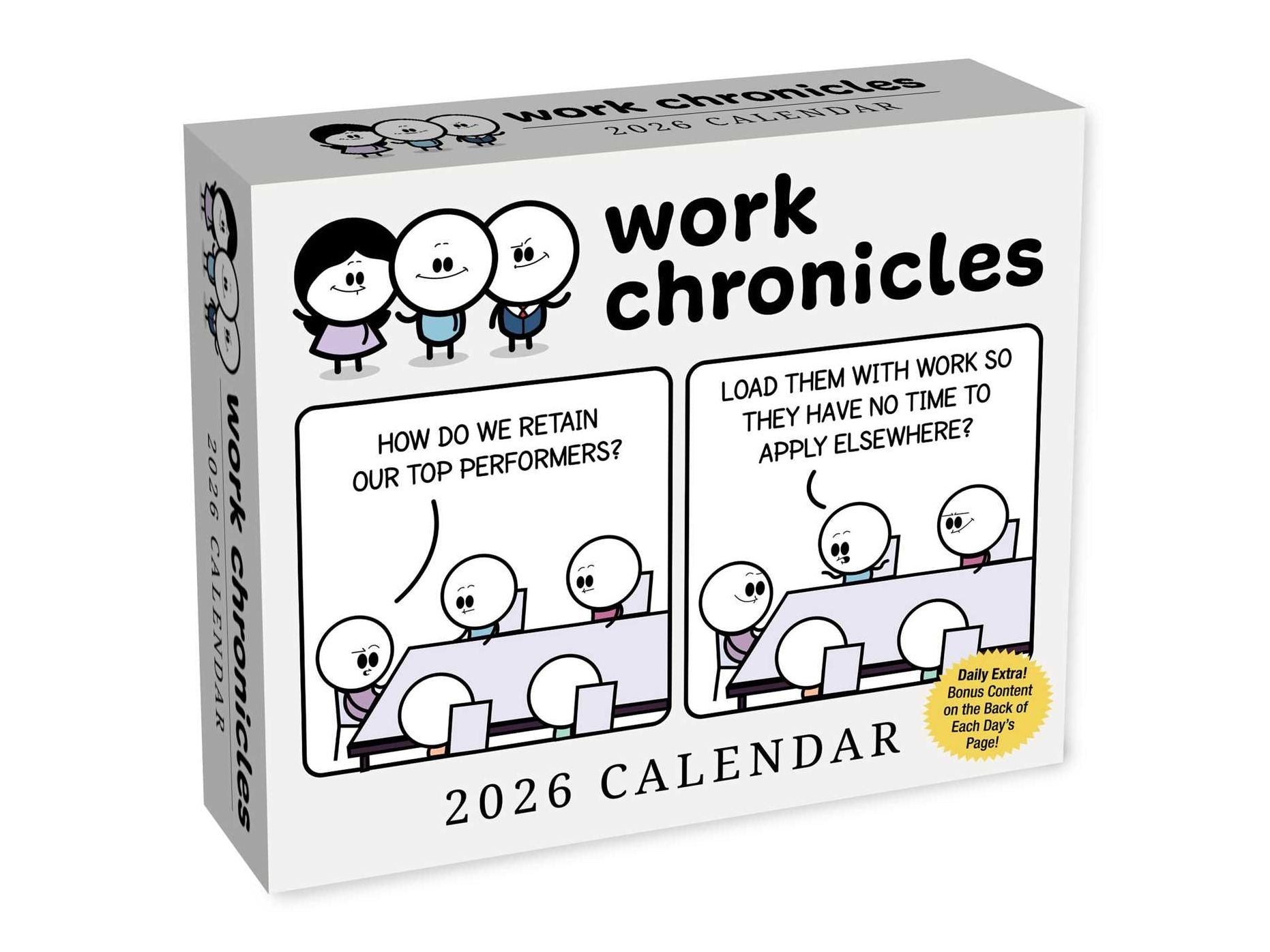 2026 Work Chronicles Day-to-Day Calendar