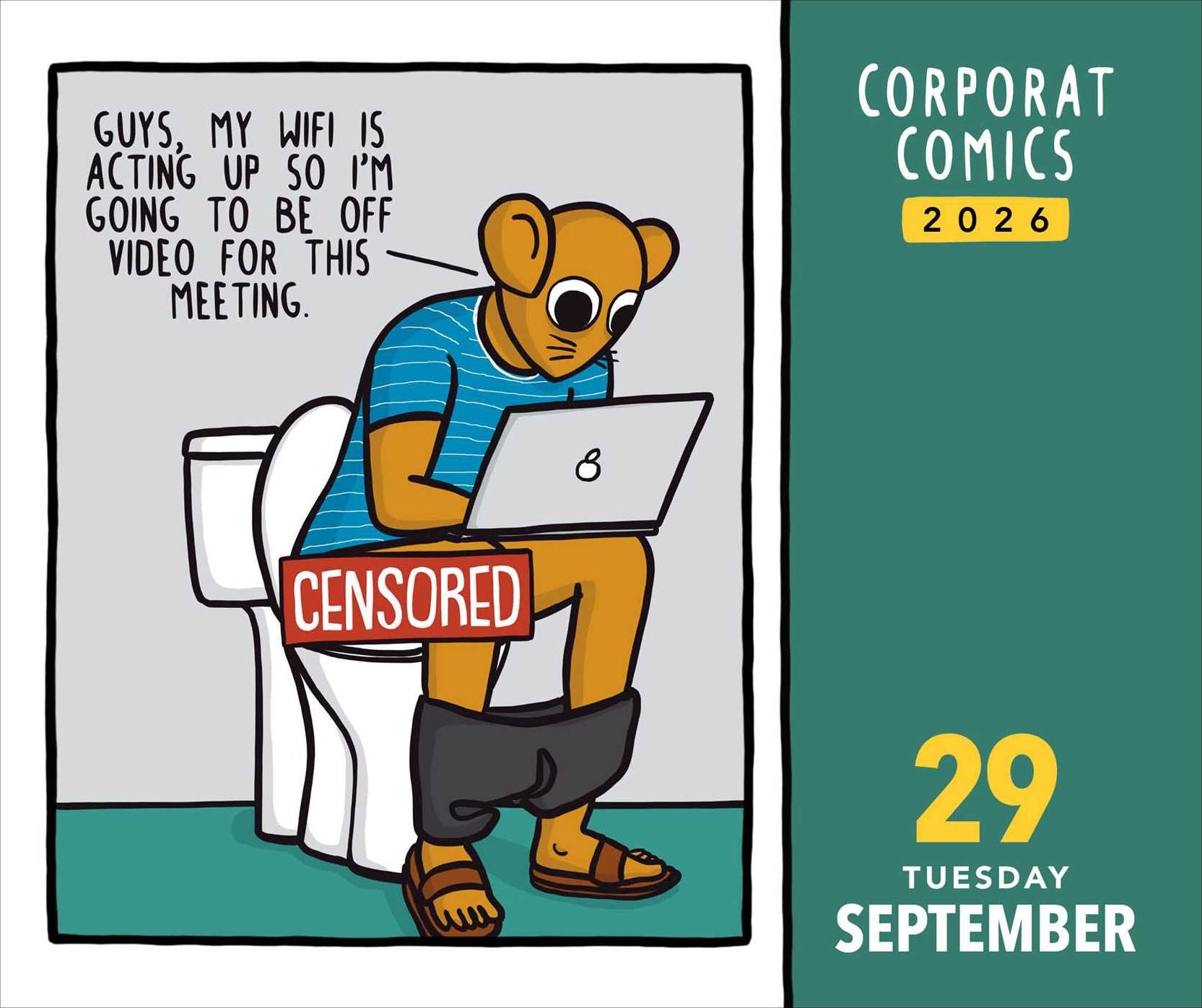 2026 Corporat Comics Day-to-Day Calendar