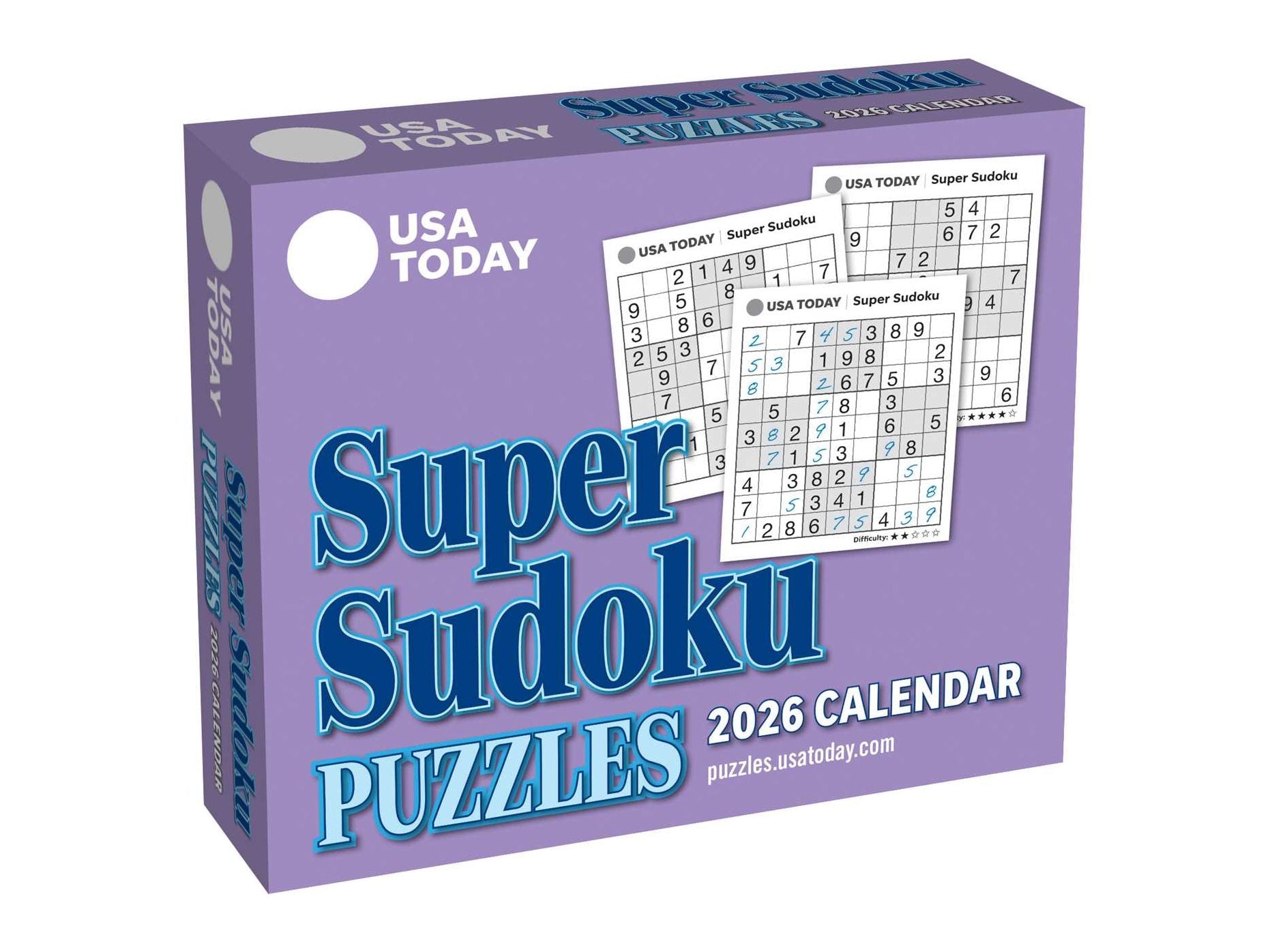 2026 USA TODAY Sudoku Day-to-Day Calendar