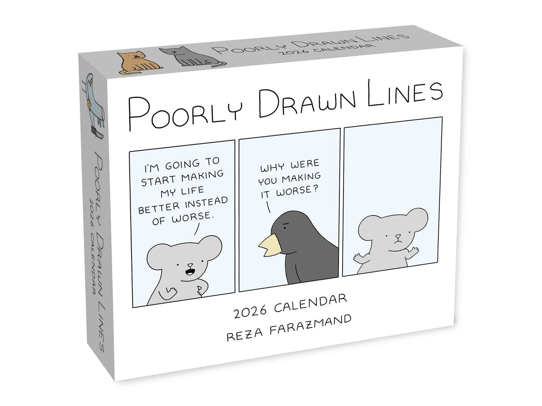 2026 Poorly Drawn Lines Day-to-Day Calendar