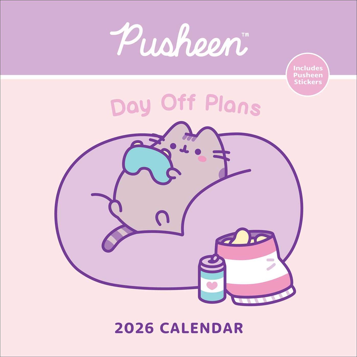 2026 Pusheen Wall Calendar
