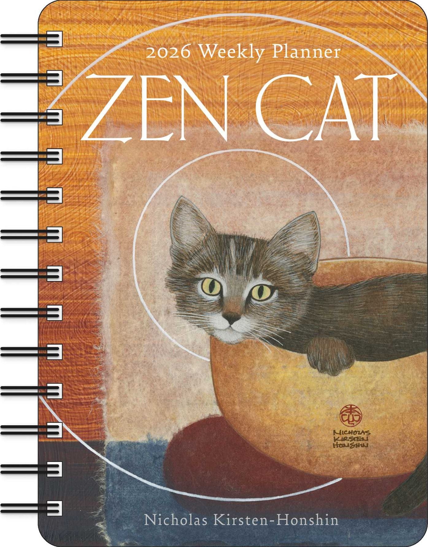 2026 Zen Cat Weekly Planner Calendar