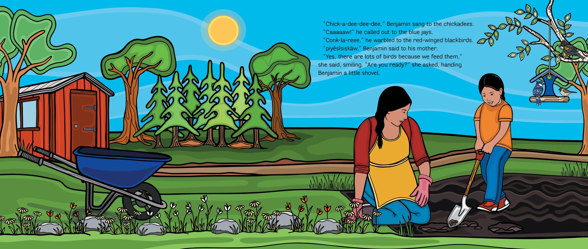 Benjamin Grows a Garden