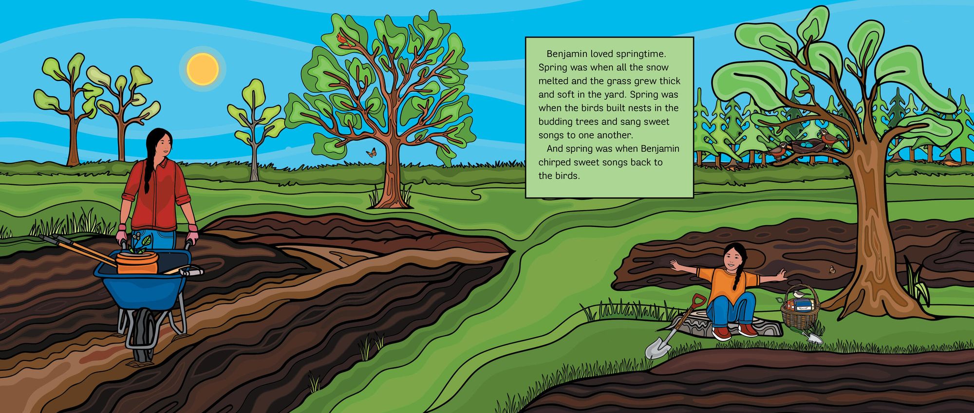 Benjamin Grows a Garden