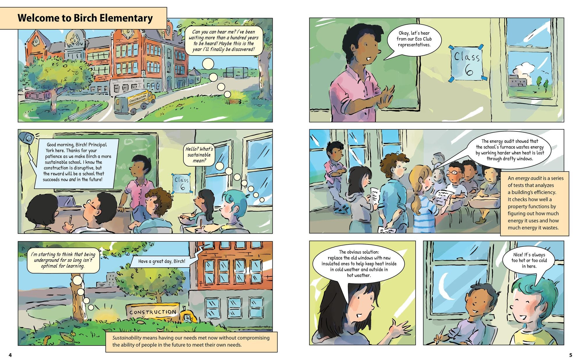 The Sustainable School: A Journey Through Time and Energy