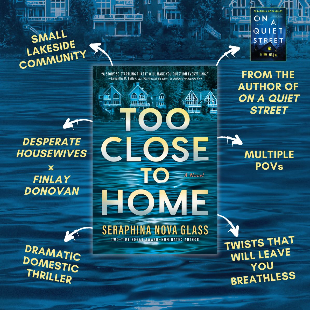 Too Close to Home: An Explosive, Darkly Humorous Domestic Thriller where Nothing is What It Seems