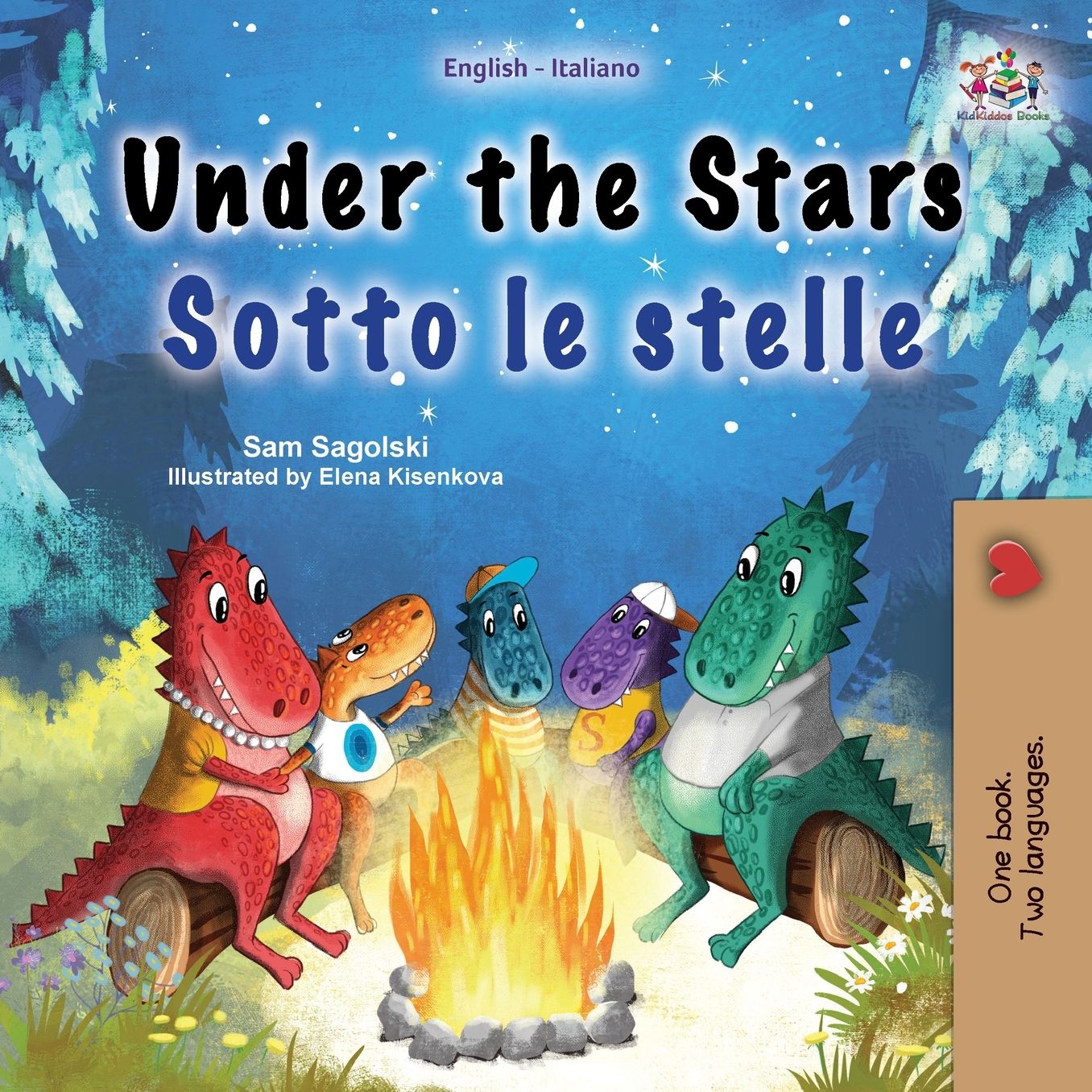 Under the Stars (English Italian Bilingual Children's Book): Bilingual children's book