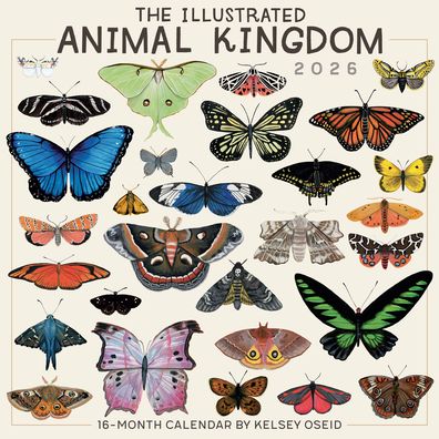 2026 Illustrated Animal Kingdom, The Kelsey Oseid Wall Calendar