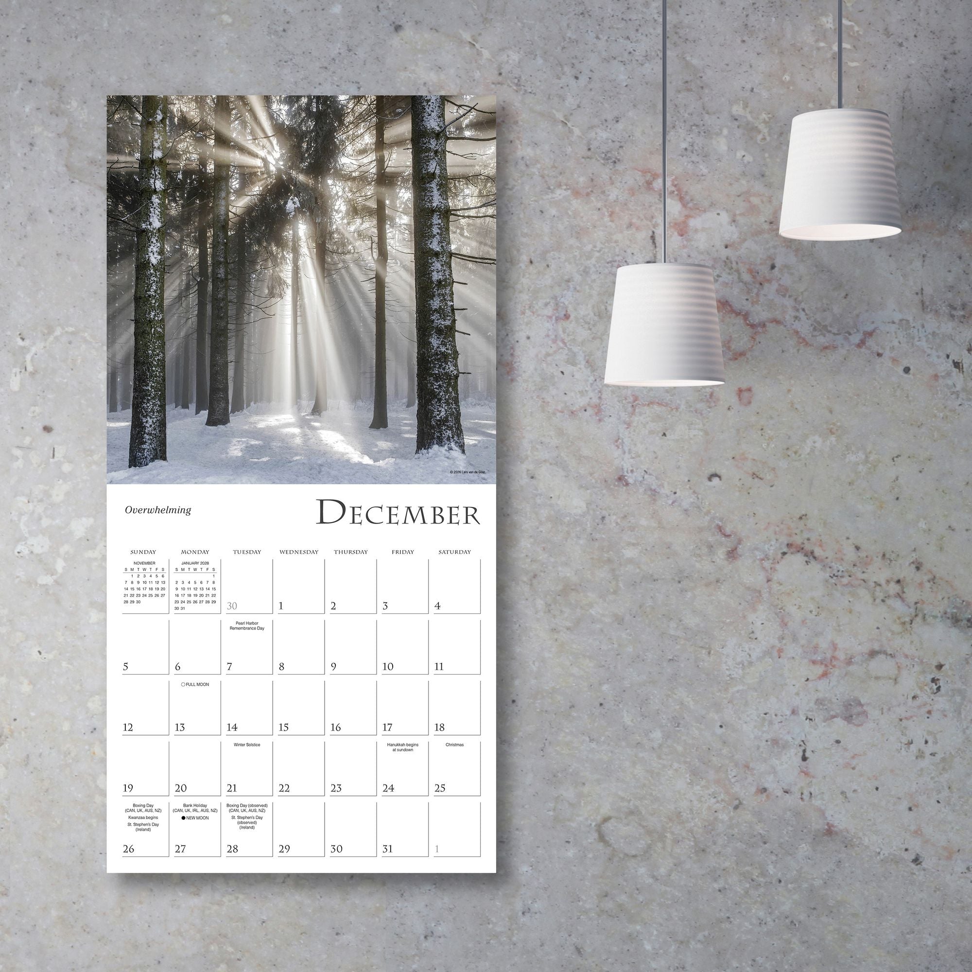 2027 Enchanted Pathways ¿ Photography by Lars van de Goor Wall Calendar