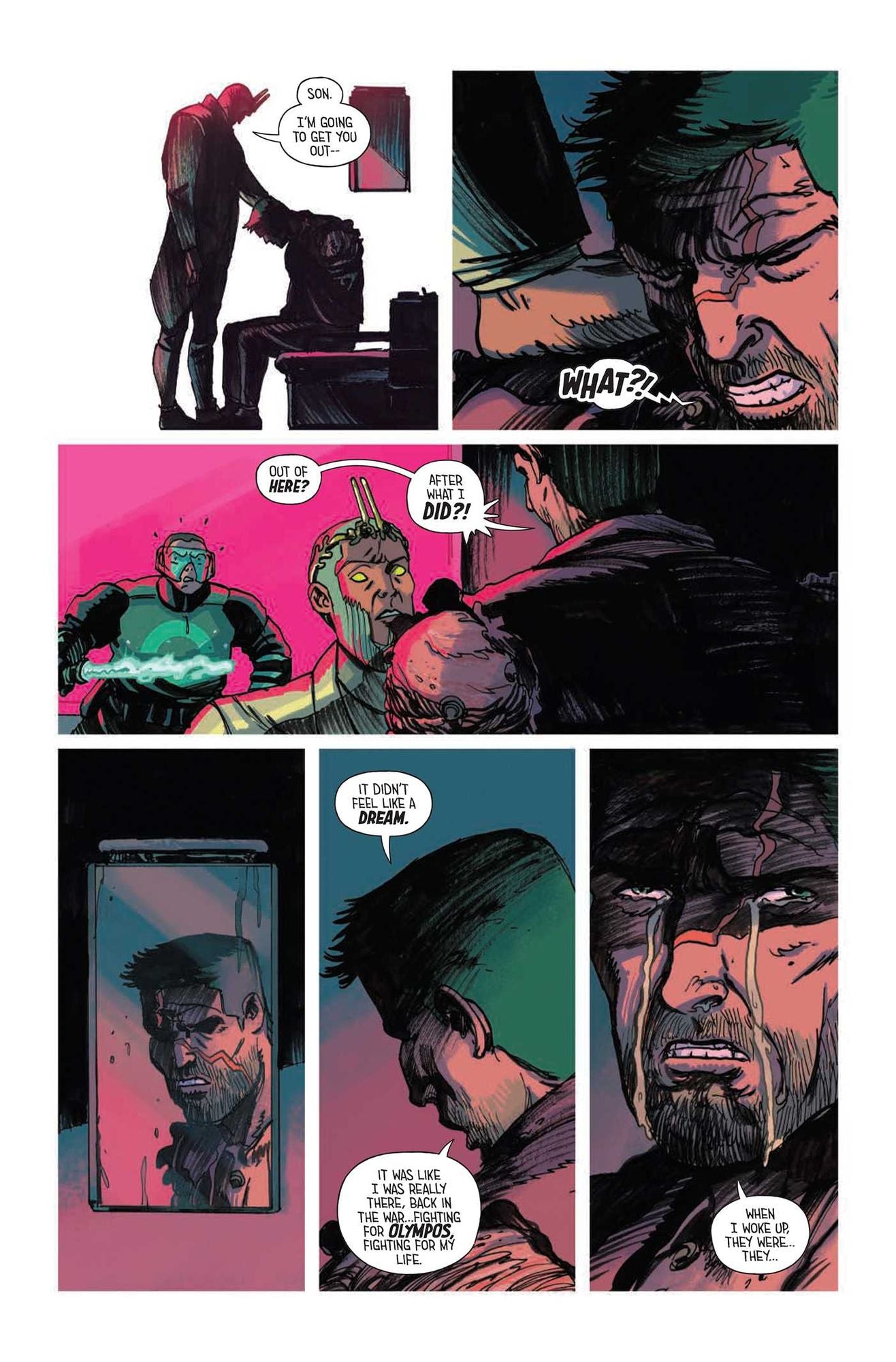 Olympos: Nullhunter: A cyberpunk retelling of Hercules