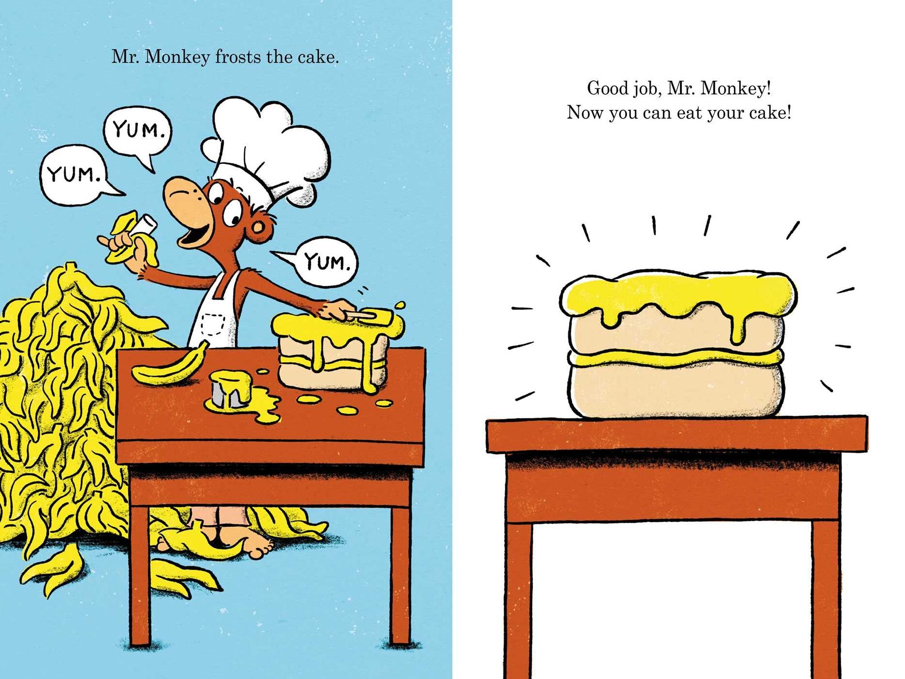 Mr. Monkey Bakes a Cake (Mr. Monkey Series #1)