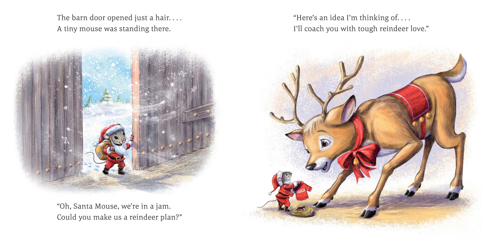 Santa Mouse Plays Reindeer Games