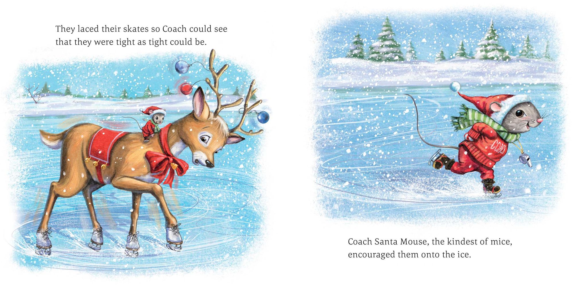 Santa Mouse Plays Reindeer Games