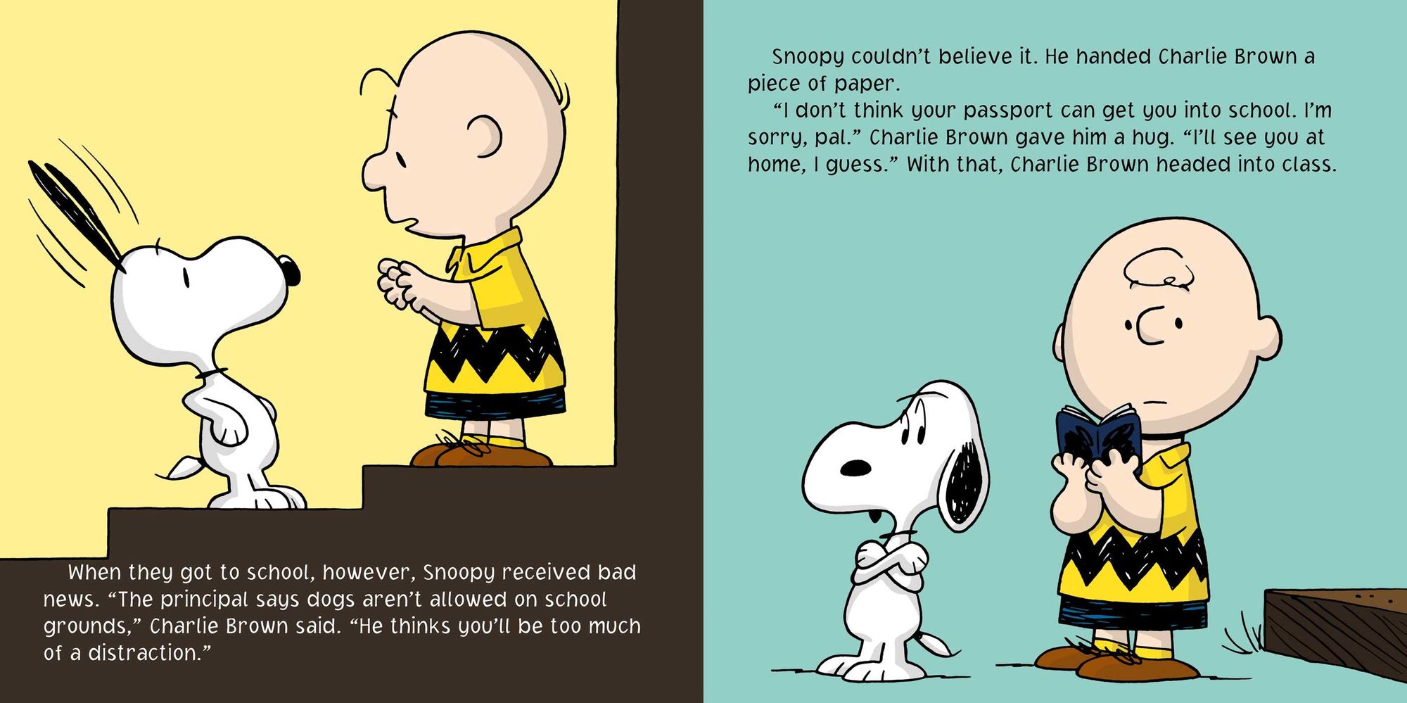 Snoopy Goes to School