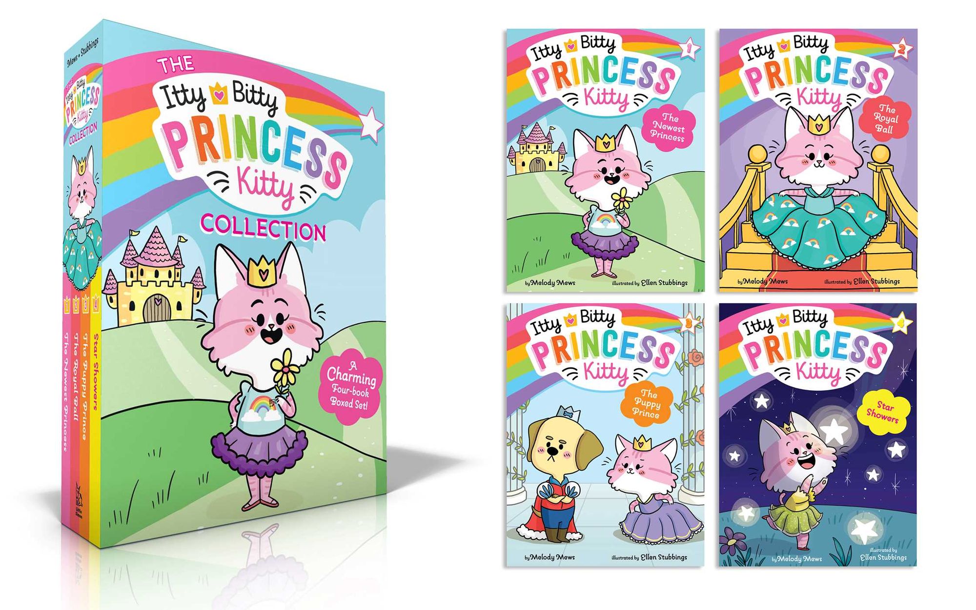 The Itty Bitty Princess Kitty Collection (Boxed Set): The Newest Princess; The Royal Ball; The Puppy Prince; Star Showers