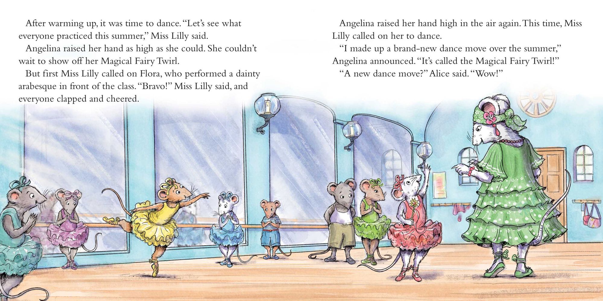 Angelina Ballerina at Ballet School