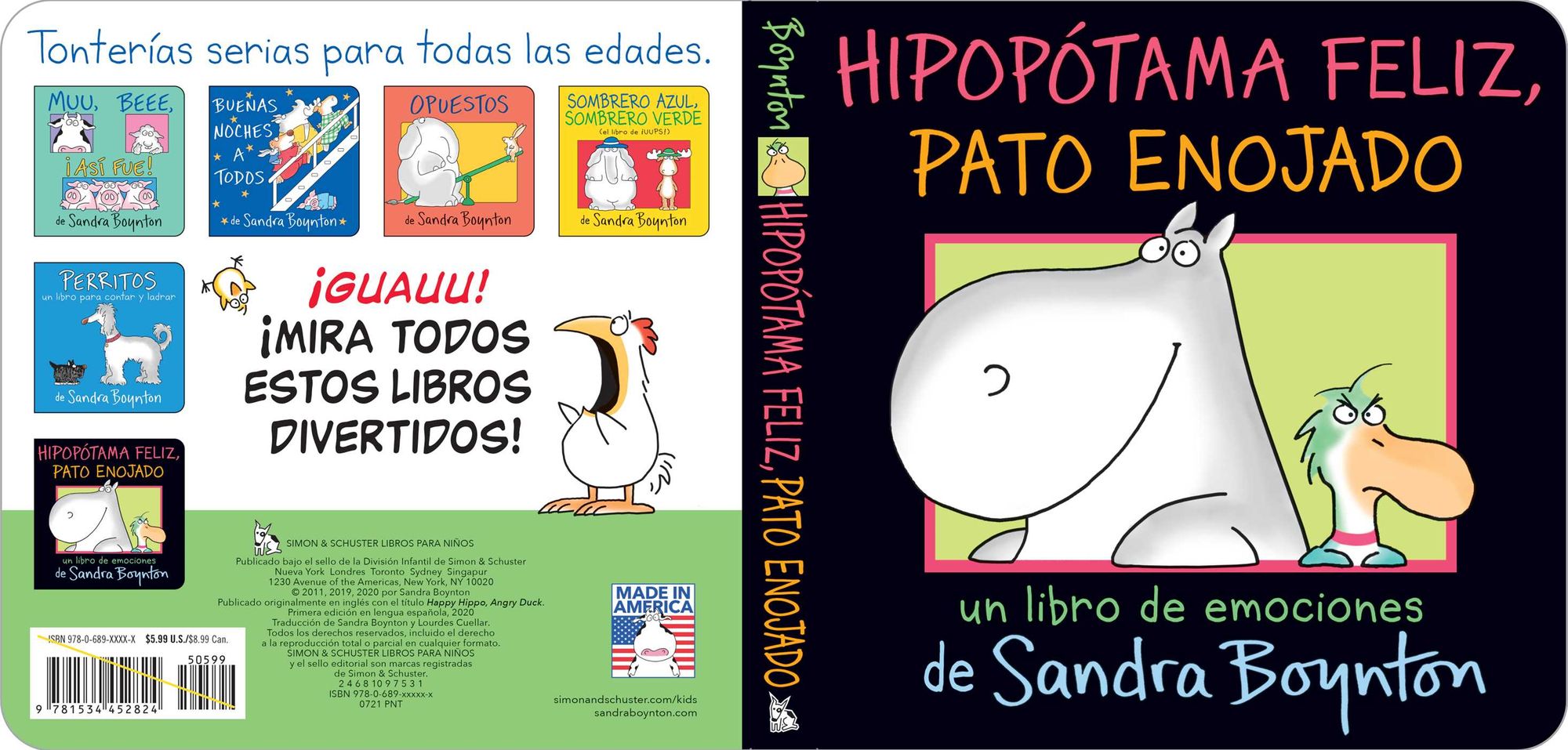 Hipopótama feliz, pato enojado (Happy Hippo, Angry Duck)