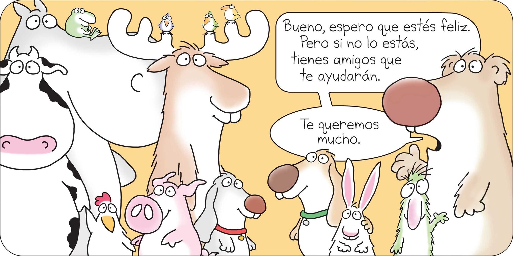 Hipopótama feliz, pato enojado (Happy Hippo, Angry Duck)