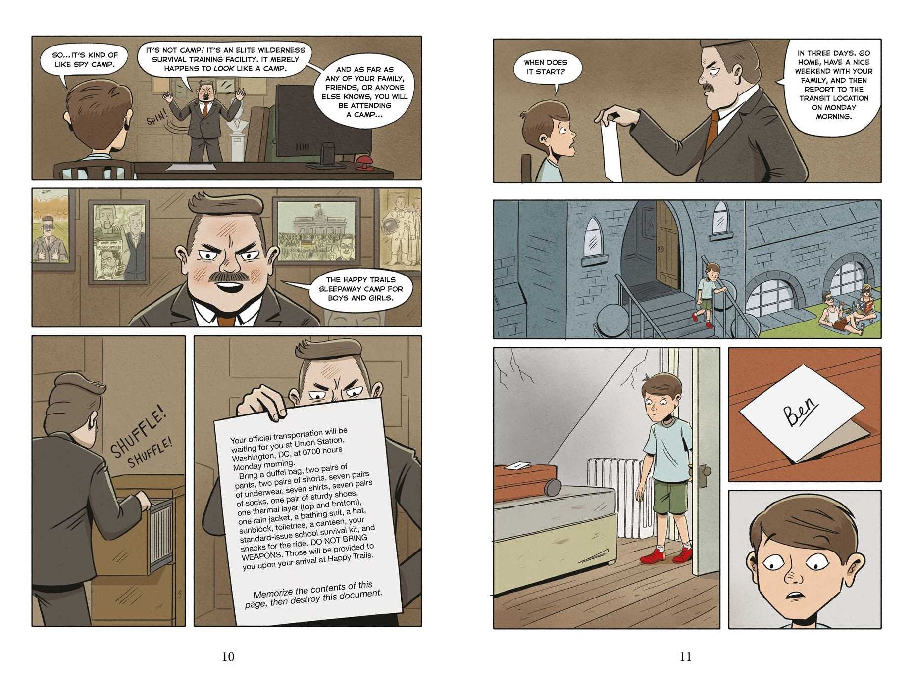 Spy Camp the Graphic Novel