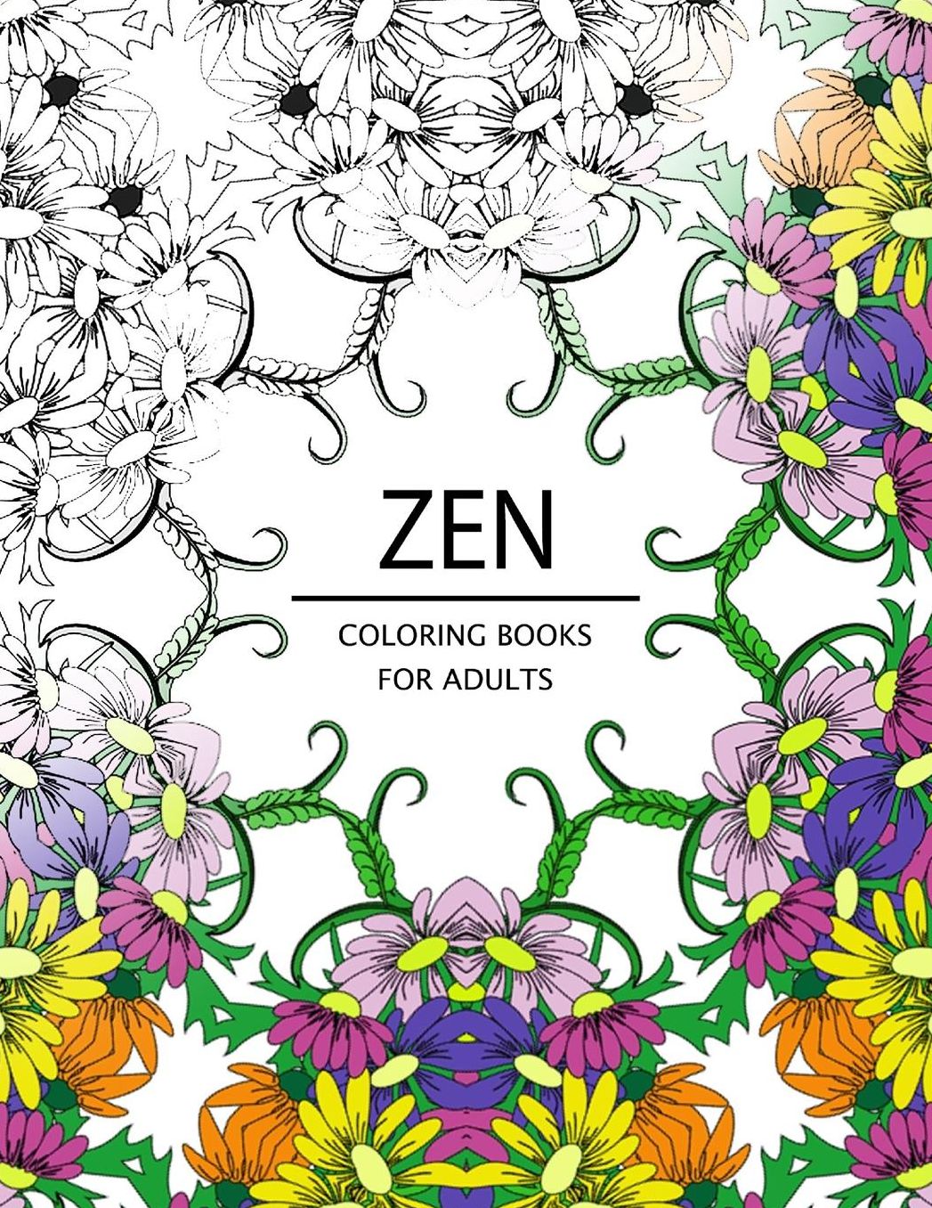 Zen Coloring Books For Adults: Adult Coloring Book (Art Book Series)