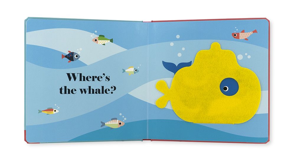 Where's the Penguin?: (An Interactive, Sensory Lift-the-Flap Book with Felt Flaps and a Mirror for Babies & Toddlers. Friendly Marine Ocean Animals Include a Whale, Seal, & Seagull.)