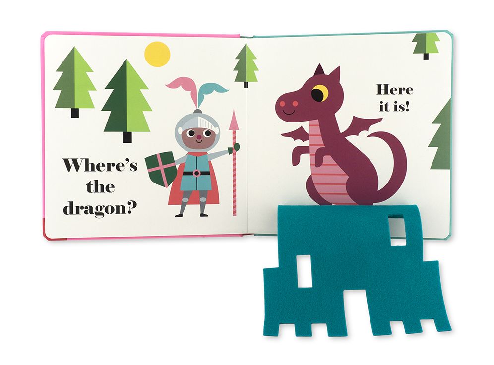Where's the Unicorn?: (An Interactive, Sensory Lift-the-Flap Book with Felt Flaps and a Mirror for Babies & Toddlers. Friendly Mythical Creatures Include a Mermaid, Dragon, & Fairy.)