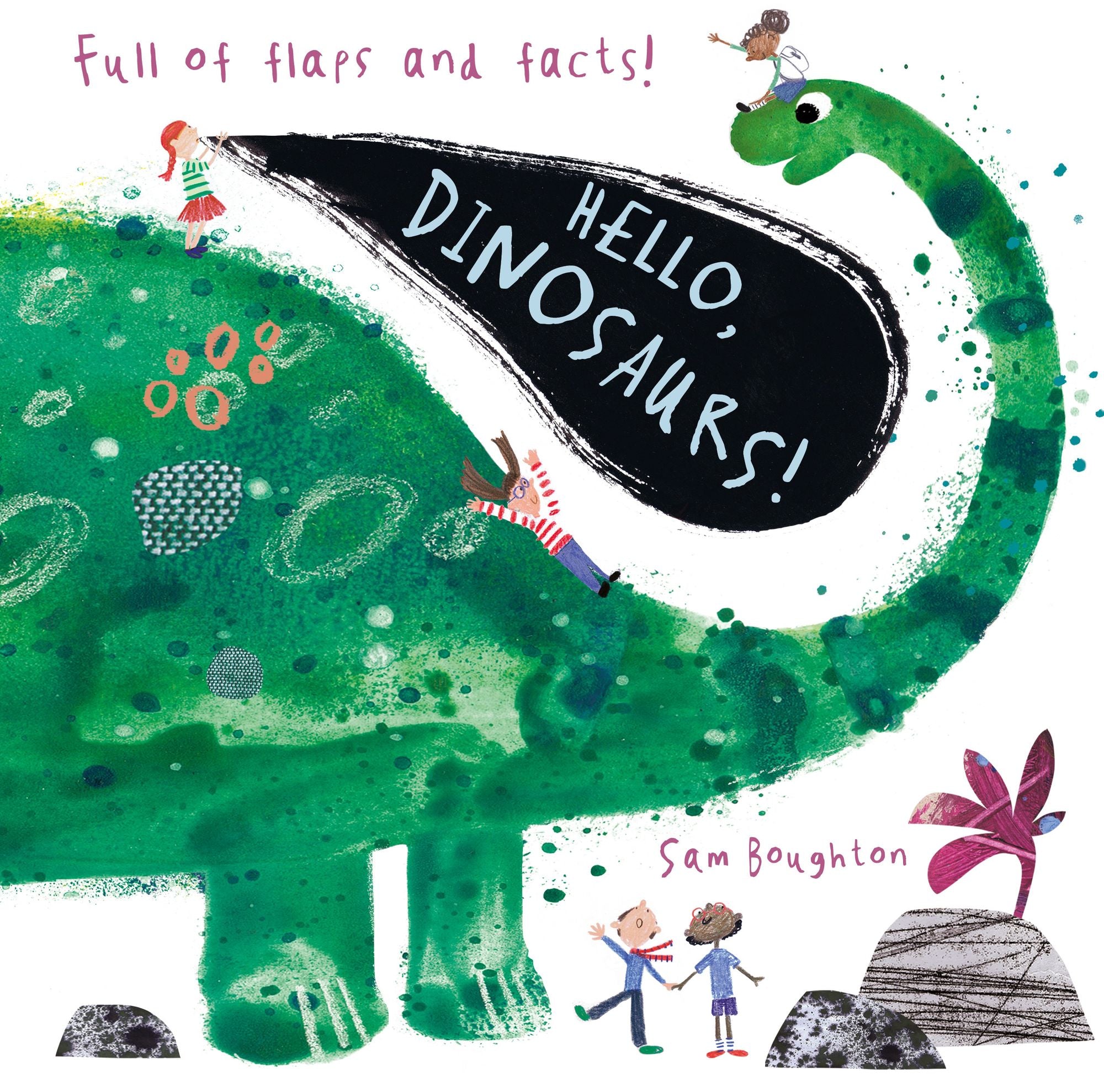 Hello, Dinosaurs!: (An Educational Lift-the-Flap Board Book for Young Dinosaur Lovers to Learn Fun Facts)