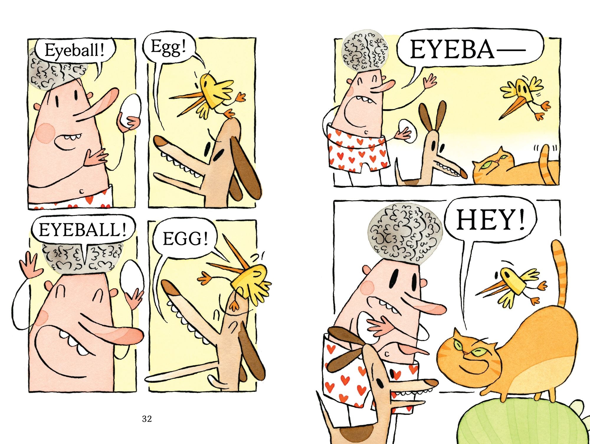 Chick and Brain: Egg or Eyeball?