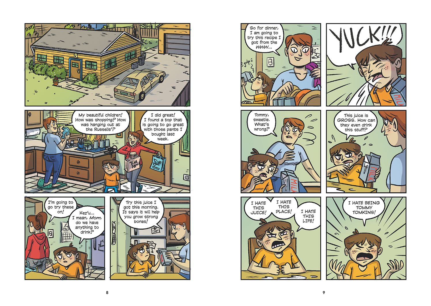 Tales of a Seventh-Grade Lizard Boy: A Graphic Novel