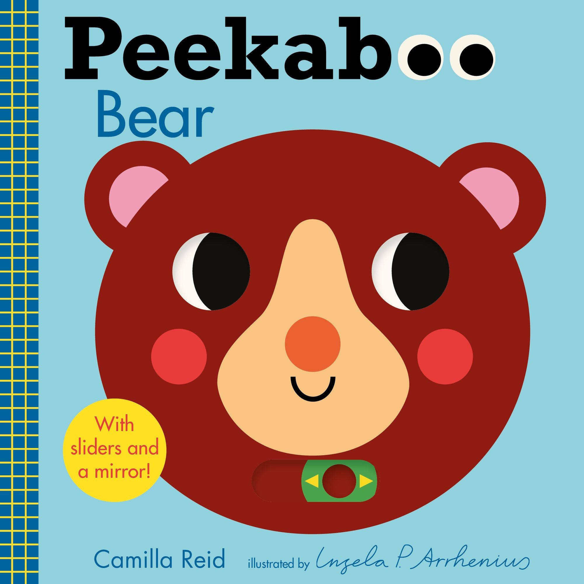 Peekaboo: Bear: (An Interactive Board Book for Babies & Toddlers with Mirror & Sliders to Push, Pull, or Turn. Cute Artwork Includes Ladybugs, Bunnies, Butterflies, & More)