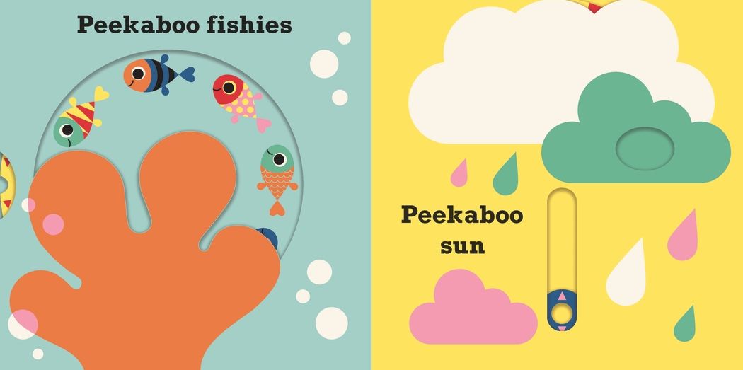 Peekaboo: Sun: (An Interactive Board Book for Babies & Toddlers with Mirror & Sliders to Push, Pull, or Turn. Cute Artwork Includes the Sun, Fish, Boats, Ice Cream, & More.)