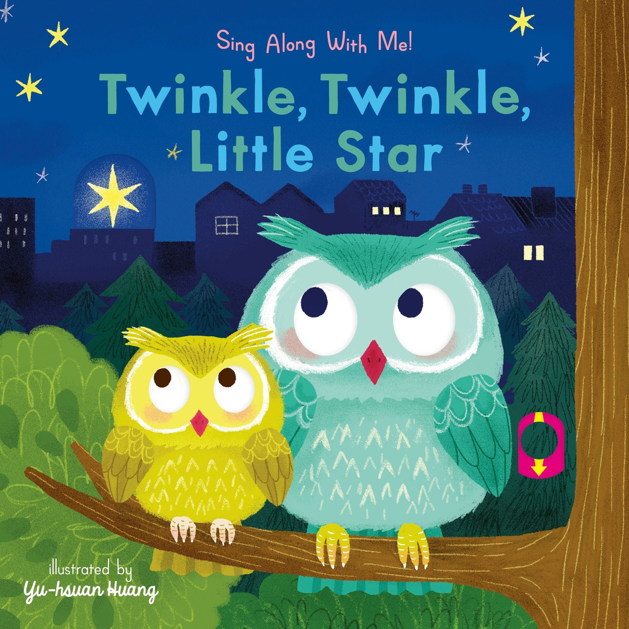 Twinkle, Twinkle, Little Star: (A Classic Bedtime Nursery Rhyme Board Book with Interactive Sliders and QR Code for Instrumental and Vocal Versions - For Babies and Toddlers)