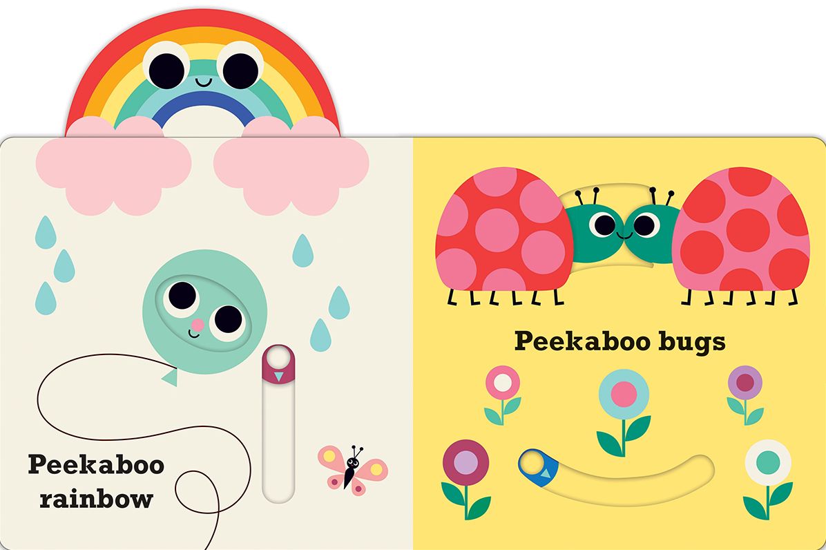 Peekaboo: Love: (An Interactive Board Book for Babies & Toddlers with Mirror & Sliders to Push, Pull, or Turn. Cute Artwork Includes a Strawberry, Rainbow, Ladybug, & More.)