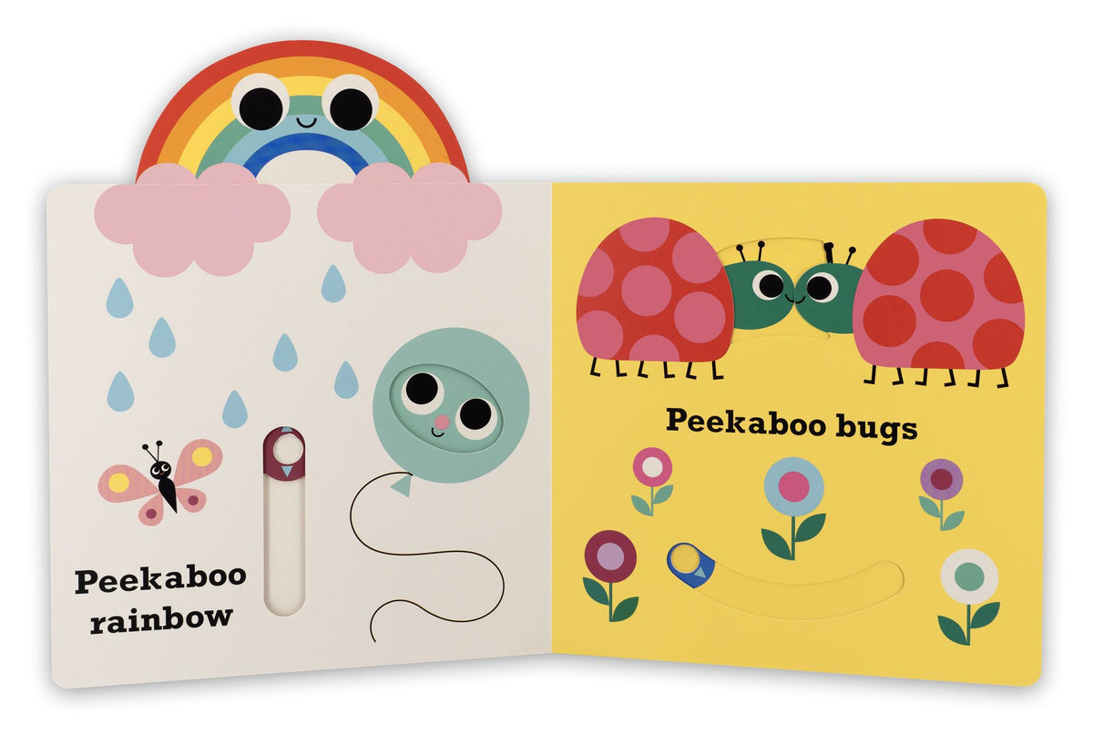 Peekaboo: Love: (An Interactive Board Book for Babies & Toddlers with Mirror & Sliders to Push, Pull, or Turn. Cute Artwork Includes a Strawberry, Rainbow, Ladybug, & More.)