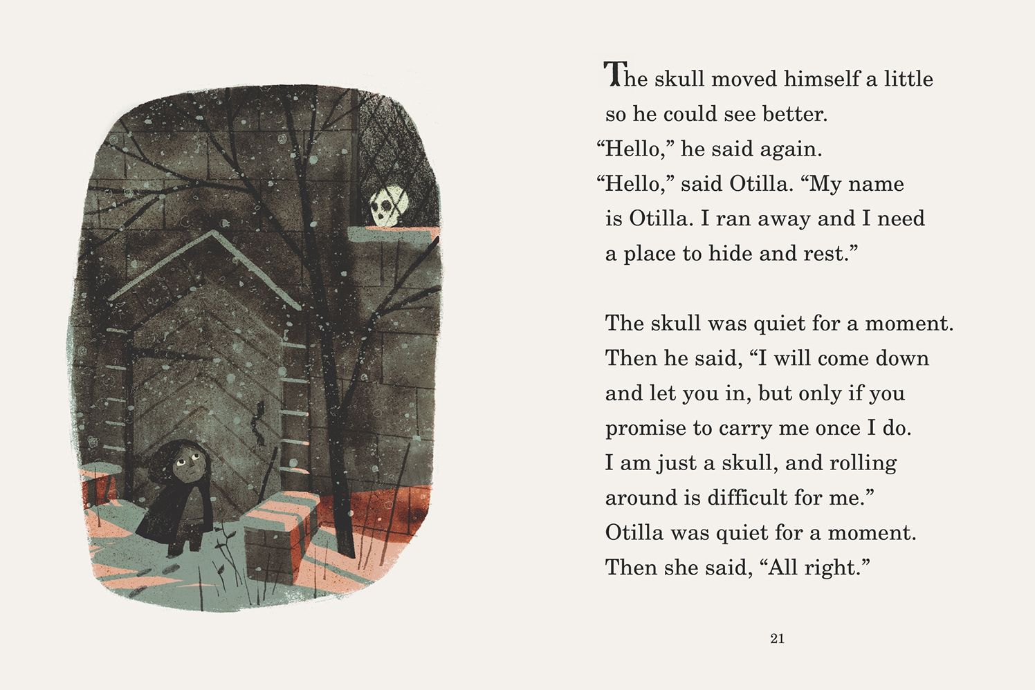 The Skull: A Tyrolean Folktale (A Macabre Story About Courage and Friendship - Chapter Book for Early Readers Ages 4-9 in Grades 1-4)