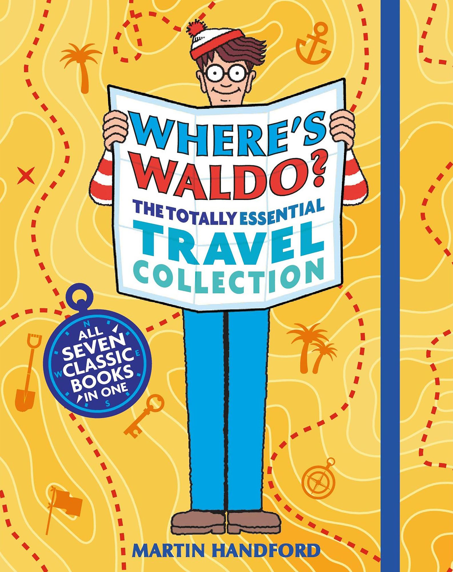 Where's Waldo? The Totally Essential Travel Collection: All Seven Classic Books in One (A Hidden Object Activity Book with Search & Find Adventures, Memory Games, Spot-the-Difference Challenges, & More)