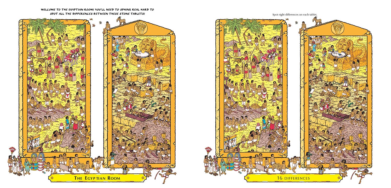 Where's Waldo? Double Trouble at the Museum: The Ultimate Spot-the-Difference Book!: (A Compare-and-Find Activity Book with Over 500 Changes to Identify - a Perfect Gift & Travel Companion for All Ages)