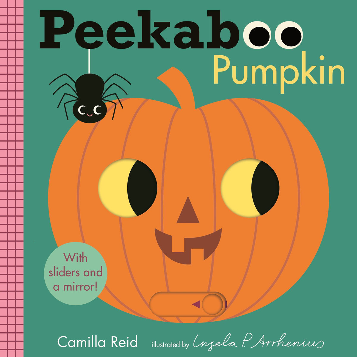 Peekaboo: Pumpkin: (An Interactive Board Book for Babies & Toddlers with Mirror & Sliders to Push, Pull, or Turn. Cute Halloween Artwork Includes a Bat, Black Cat, Witch, & More.)